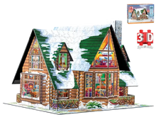 Load image into Gallery viewer, Log Cabin (3D) - By Eurographics
