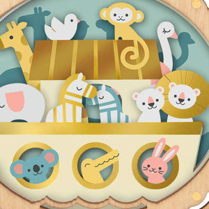 Noah's Ark Papercraft Ornament