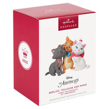 Load image into Gallery viewer, Disney The Aristocats 55th Anniversary Berlioz, Toulouse and Marie Ornament
