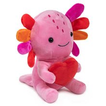Load image into Gallery viewer, Axolotl With Heart Plush, 7.75"
