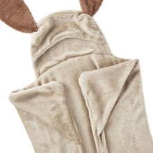 Load image into Gallery viewer, Baby Bunny Hooded Blanket With Pockets
