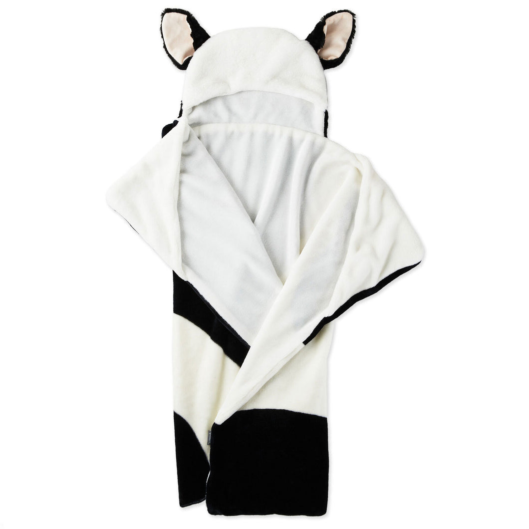 Baby Cow Hooded Blanket With Pockets