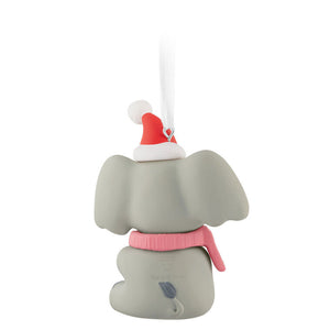 Baby Girl's First Christmas Elephant 2025 Ornament