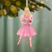 Load image into Gallery viewer, Barbie™ in the Nutcracker™ 25th Anniversary Porcelain and Fabric Ornament - Hallmark Timmins
