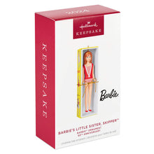 Load image into Gallery viewer, Barbie™ 60th Anniversary Barbie&#39;s Little Sister, Skipper™ Ornament
