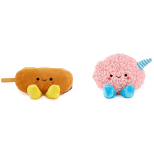 Load image into Gallery viewer, Better Together Corn Dog and Cotton Candy Magnetic Plush Pair, 3" - Hallmark Timmins
