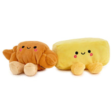 Load image into Gallery viewer, Better Together Croissant and Butter Magnetic Plush Pair, 2.5" - Hallmark Timmins
