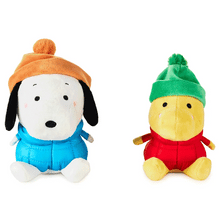 Load image into Gallery viewer, Better Together Peanuts® Snoopy and Woodstock Magnetic Plush Pair, 5" H

