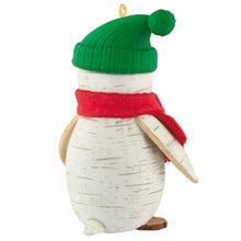Load image into Gallery viewer, Birch Penguin Ornament
