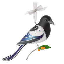 Load image into Gallery viewer, The Beauty of Birds Black-Billed Magpie Ornament

