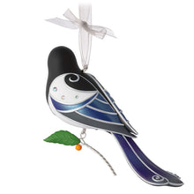Load image into Gallery viewer, The Beauty of Birds Black-Billed Magpie Ornament
