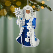 Load image into Gallery viewer, Black Father Christmas Ornament
