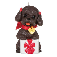 Load image into Gallery viewer, Puppy Love Poodle 2024 Ornament
