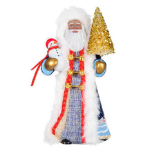 Load image into Gallery viewer, Black Father Christmas Ornament
