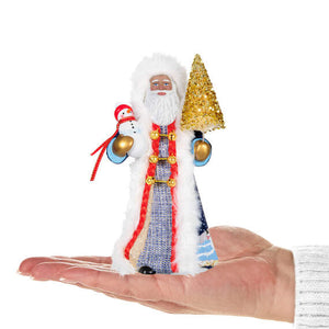 Black Father Christmas Ornament