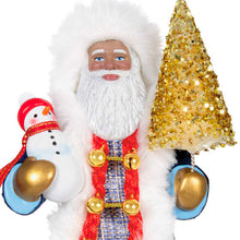 Load image into Gallery viewer, Black Father Christmas Ornament
