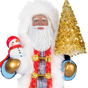 Black Father Christmas Ornament