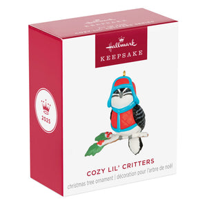 Mini Cozy Lil' Critters Ornament, 1"