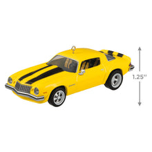 Load image into Gallery viewer, The Car&#39;s the Star Transformers 1976 Chevrolet® Camaro® Bumblebee Metal Ornament
