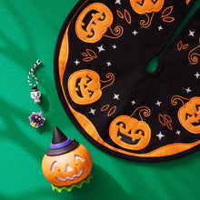 Load image into Gallery viewer, Mini Halloween Time Fabric Tree Skirt, 12&quot;
