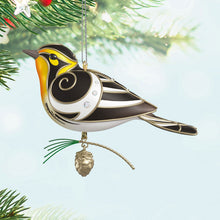 Load image into Gallery viewer, The Beauty of Birds Blackburnian Warbler Ornament
