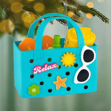 Load image into Gallery viewer, Relaxing at the Beach Ornament
