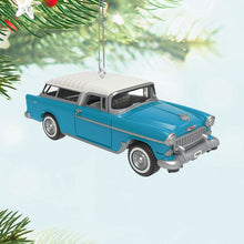 Load image into Gallery viewer, Mini Lil&#39; Classic Cars 1955 Chevrolet® Nomad® Wagon 2025 Metal Ornament, 0.75&quot;

