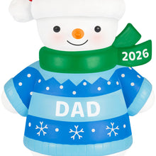 Load image into Gallery viewer, Dad Snowman 2026 Ornament
