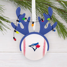 Load image into Gallery viewer, MLB Toronto Blue Jays™ Reindeer Baseball Hallmark Ornament
