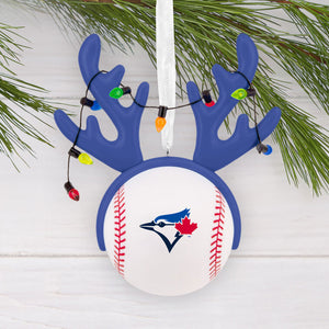 MLB Toronto Blue Jays™ Reindeer Baseball Hallmark Ornament