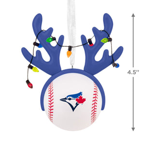 MLB Toronto Blue Jays™ Reindeer Baseball Hallmark Ornament