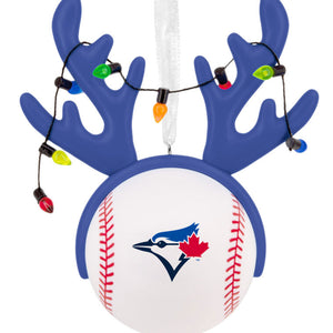 MLB Toronto Blue Jays™ Reindeer Baseball Hallmark Ornament