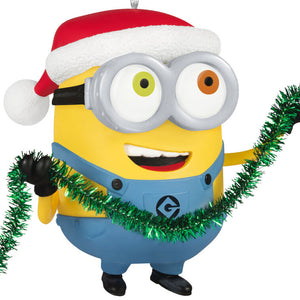 Minions Bob Trims the Tree Ornament With Sound
