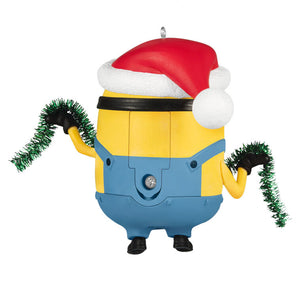 Minions Bob Trims the Tree Ornament With Sound