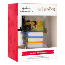 Load image into Gallery viewer, Harry Potter™ Books and Wand Hallmark Ornament
