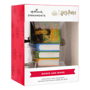 Harry Potter™ Books and Wand Hallmark Ornament