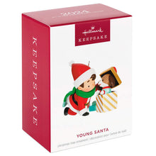 Load image into Gallery viewer, Young Santa Ornament
