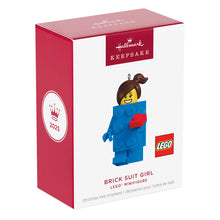 Load image into Gallery viewer, Brick Suit Girl LEGO® Minifigure Ornament
