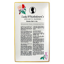 Load image into Gallery viewer, Bridgerton Lady Whistledown's Society Papers Trinket Dish - Hallmark Timmins
