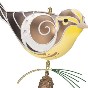 The Beauty of Birds Lady Blackburnian Warbler Ornament