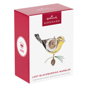 The Beauty of Birds Lady Blackburnian Warbler Ornament