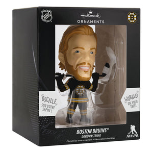 NHL® Boston Bruins® David Pastrnák Bouncing Buddy Hallmark Ornament