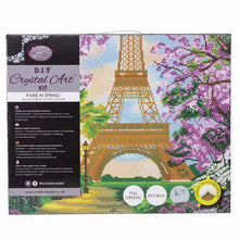 Load image into Gallery viewer, Crystal Art - Mounted Kit - Eiffel Tower - Large - Hallmark Timmins
