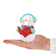 Load image into Gallery viewer, Caroling Snowman Musical Ornament With Light
