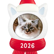 Load image into Gallery viewer, Snow Cat 2026 Photo Frame Ornament
