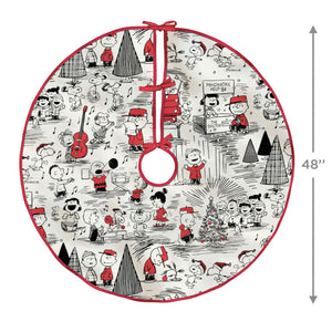 Peanuts® Fabric Hallmark Tree Skirt, 48"