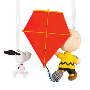 Peanuts® 75th Anniversary Charlie Brown and Snoopy Hallmark Ornaments, Set of 2