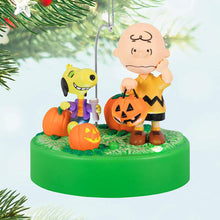 Load image into Gallery viewer, The Peanuts® Gang Trick-or-Treating Pals Ornament With Light and Sound
