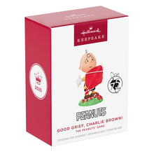 Load image into Gallery viewer, The Peanuts® Gang 75th Anniversary Good Grief, Charlie Brown! Ornament
