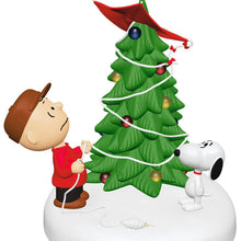 Load image into Gallery viewer, The Peanuts® Gang The Kite-Eating Christmas Tree Ornament With Light
